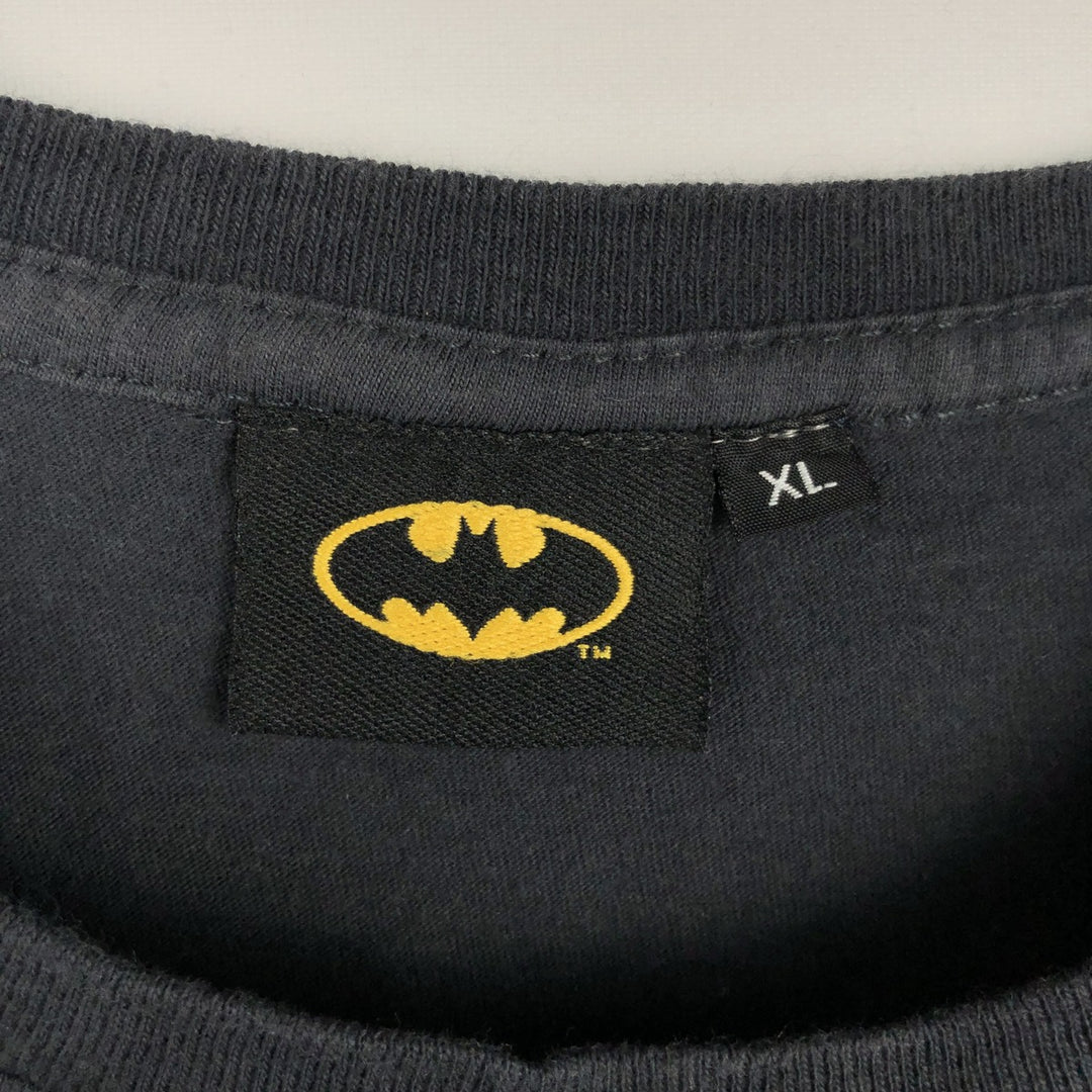 DC Comics Batman Joker Character Print T-Shirt (Men's XL equivalent) unclear black type Vintage Second Hand