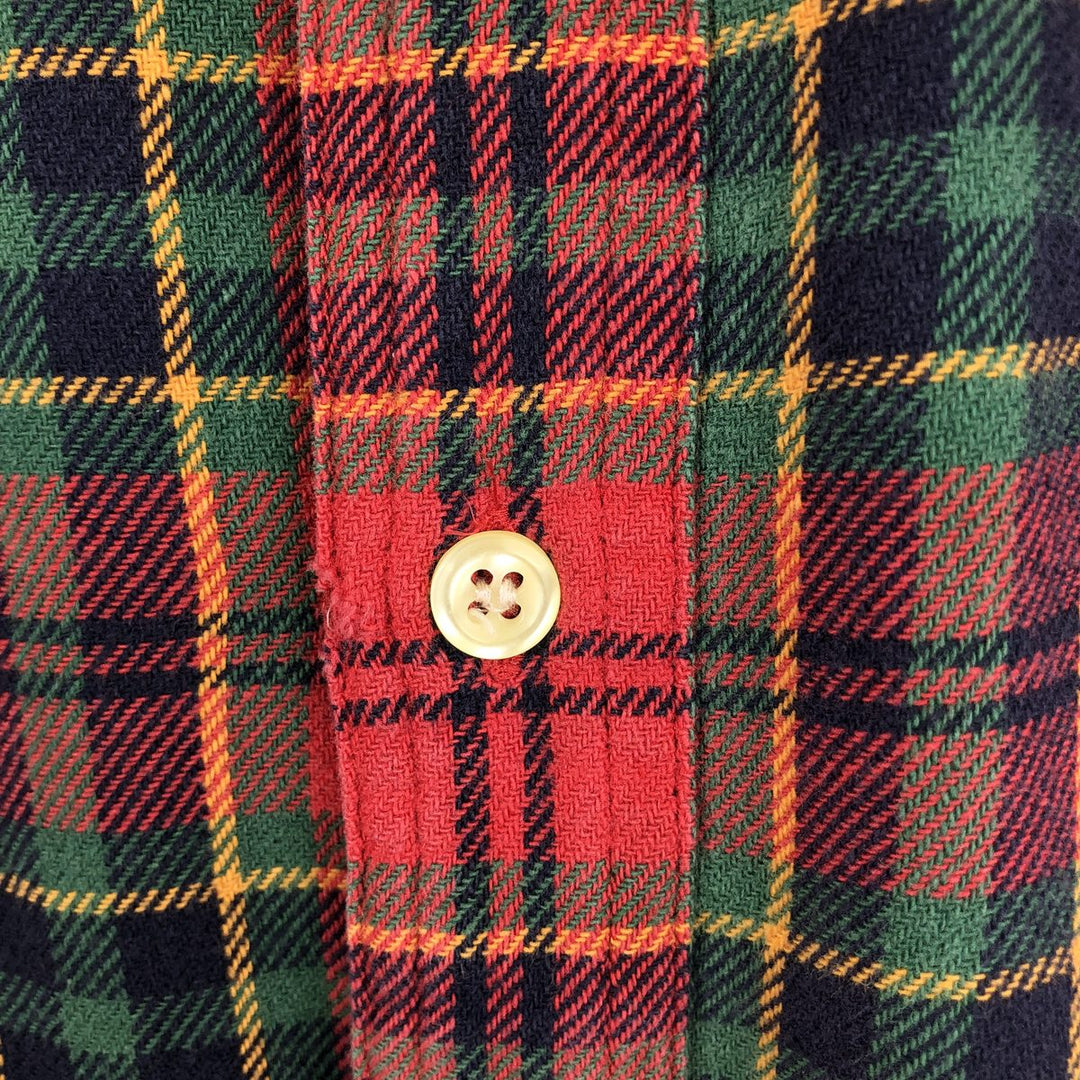 GAP Long Sleeve Flannel Check Shirt, Men's Size XL unclear red type Vintage Second Hand