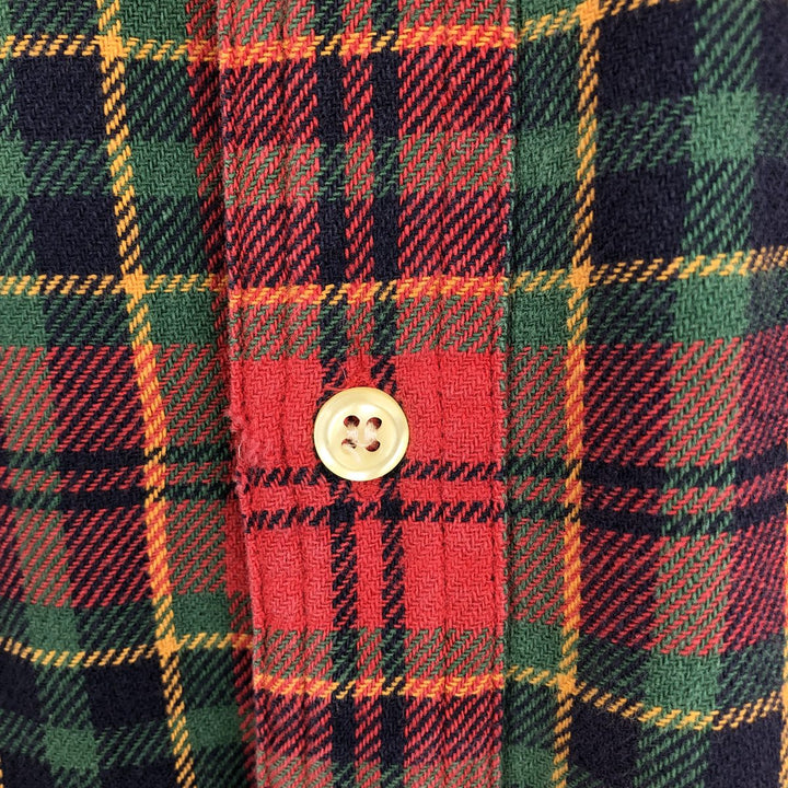 GAP Long Sleeve Flannel Check Shirt, Men's Size XL unclear red type Vintage Second Hand