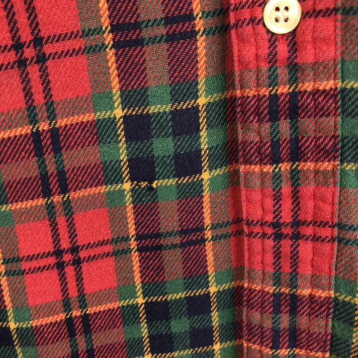 GAP Long Sleeve Flannel Check Shirt, Men's Size XL unclear red type Vintage Second Hand