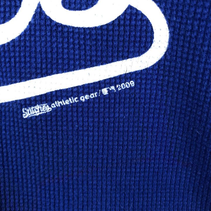 2000'S Stitches MLB Kansas City Royals Thermal Long-Sleeve T-Shirt, Men's Size L (approx.) cotton blue type Vintage Second Hand