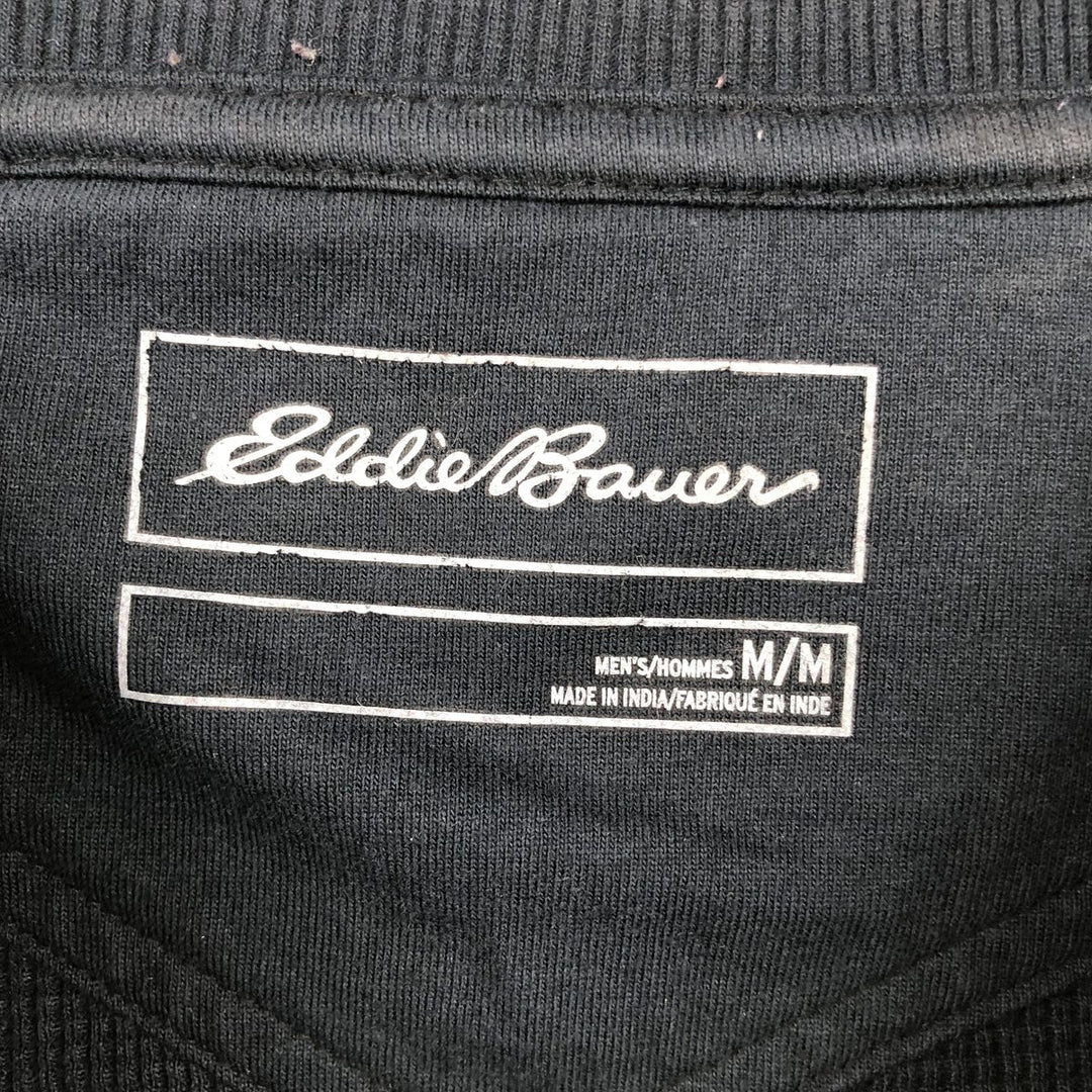 Eddie Bauer Thermal Long-Sleeve T-Shirt, Men's Size M cotton navy blue type Vintage Second Hand