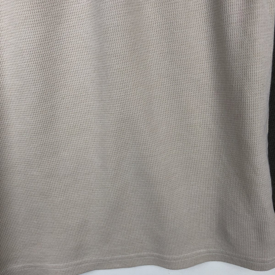 Columbia Thermal Long-Sleeve T-Shirt, Men's Size L cotton Beige type Vintage Second Hand