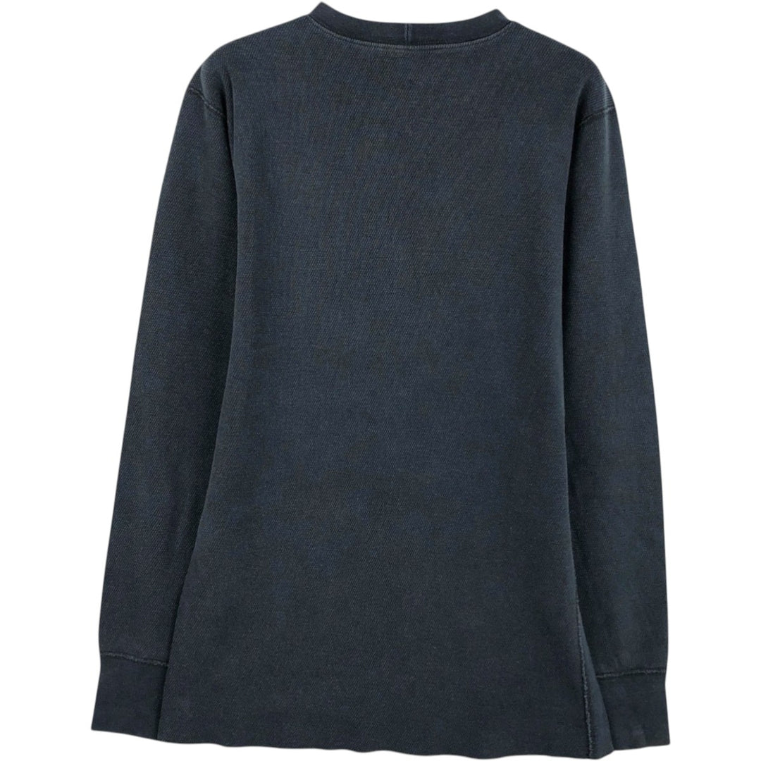 Carhartt Thermal Ron T-shirt, Honeycomb, Men's L size cotton navy blue type Vintage Second Hand