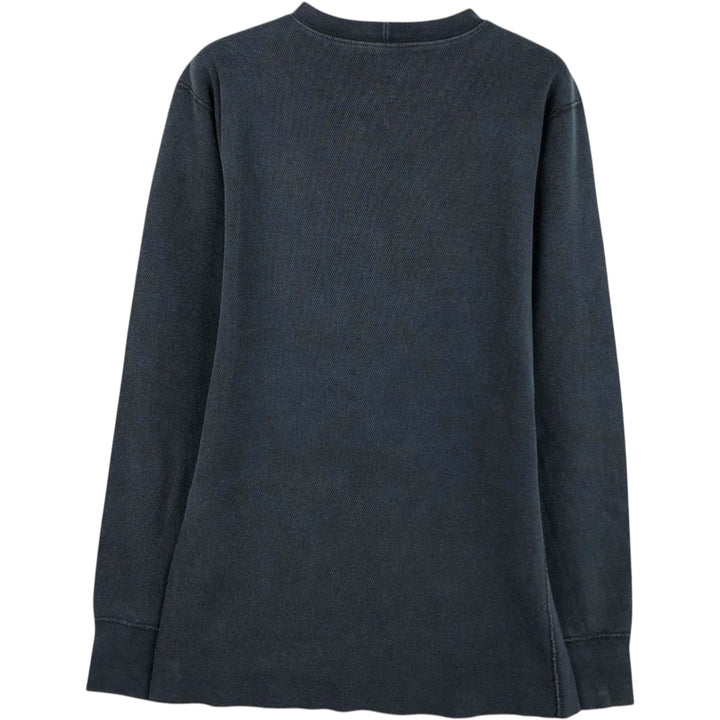 Carhartt Thermal Ron T-shirt, Honeycomb, Men's L size cotton navy blue type Vintage Second Hand