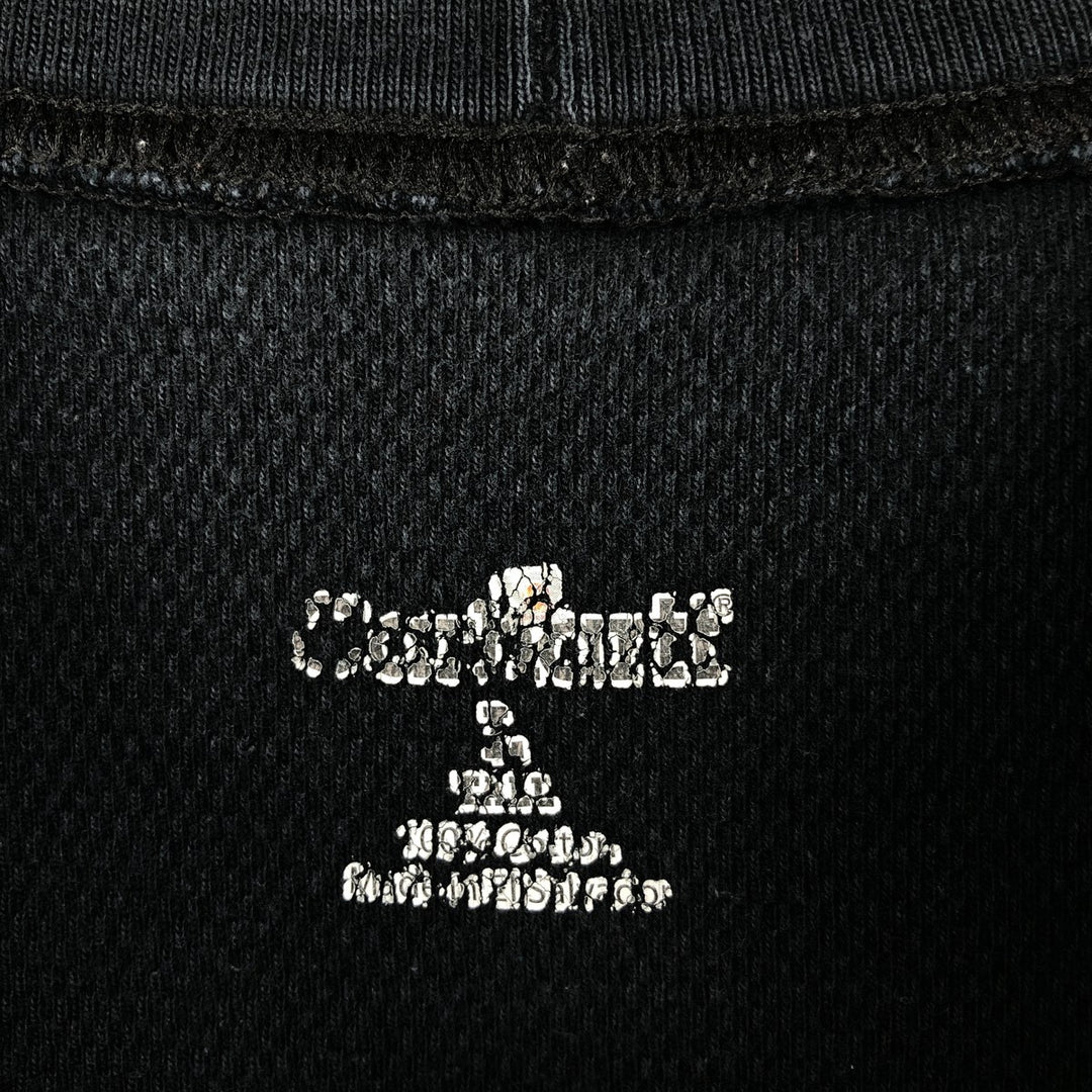 Carhartt Thermal Ron T-shirt, Honeycomb, Men's L size cotton navy blue type Vintage Second Hand