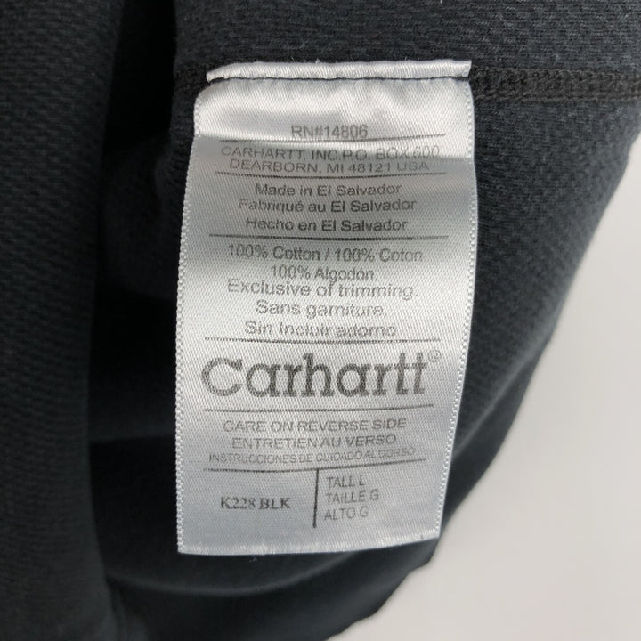 Carhartt Thermal Ron T-shirt, Honeycomb, Men's L size cotton navy blue type Vintage Second Hand