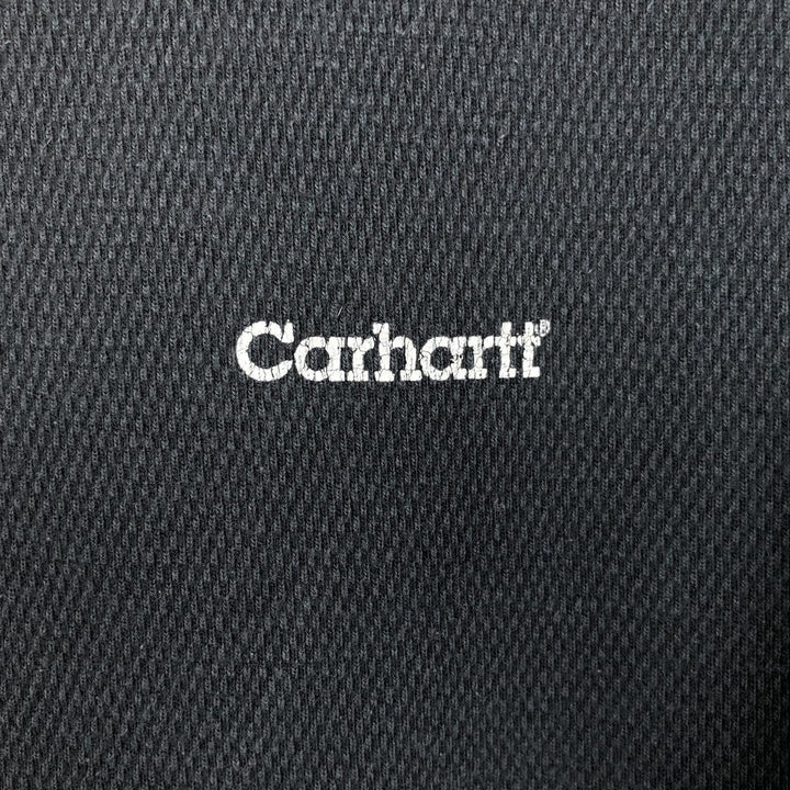 Carhartt Thermal Ron T-shirt, Honeycomb, Men's L size cotton navy blue type Vintage Second Hand