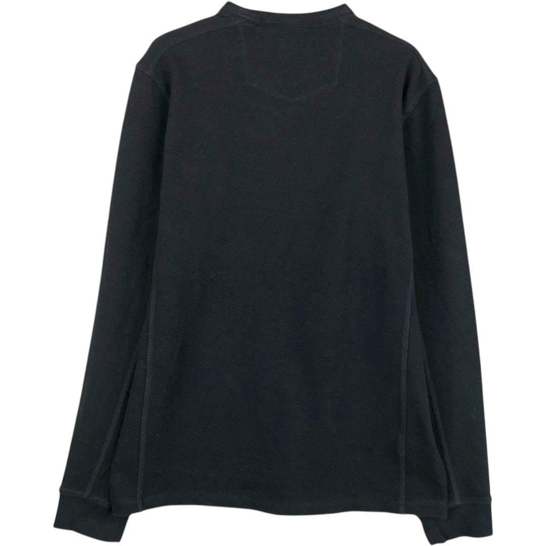 Eddie Bauer Thermal Long T-Shirt, Men's XL cotton black type Vintage Second Hand