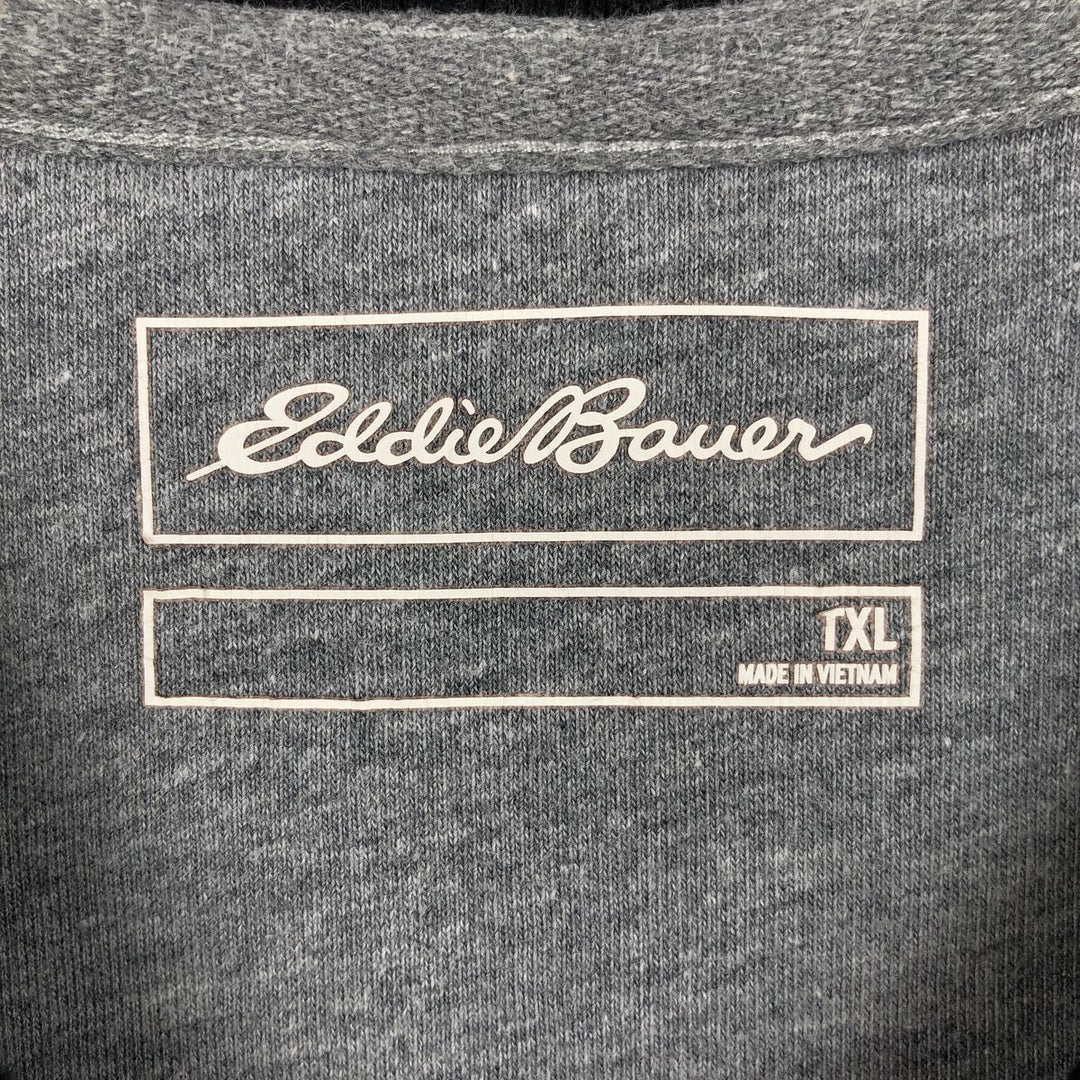 Eddie Bauer Thermal Long T-Shirt, Men's XL cotton black type Vintage Second Hand