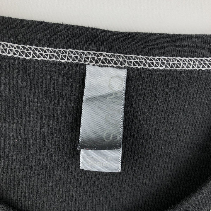 CANVAS Thermal Long-Sleeve T-Shirt, Men's Size M unclear black type Vintage Second Hand