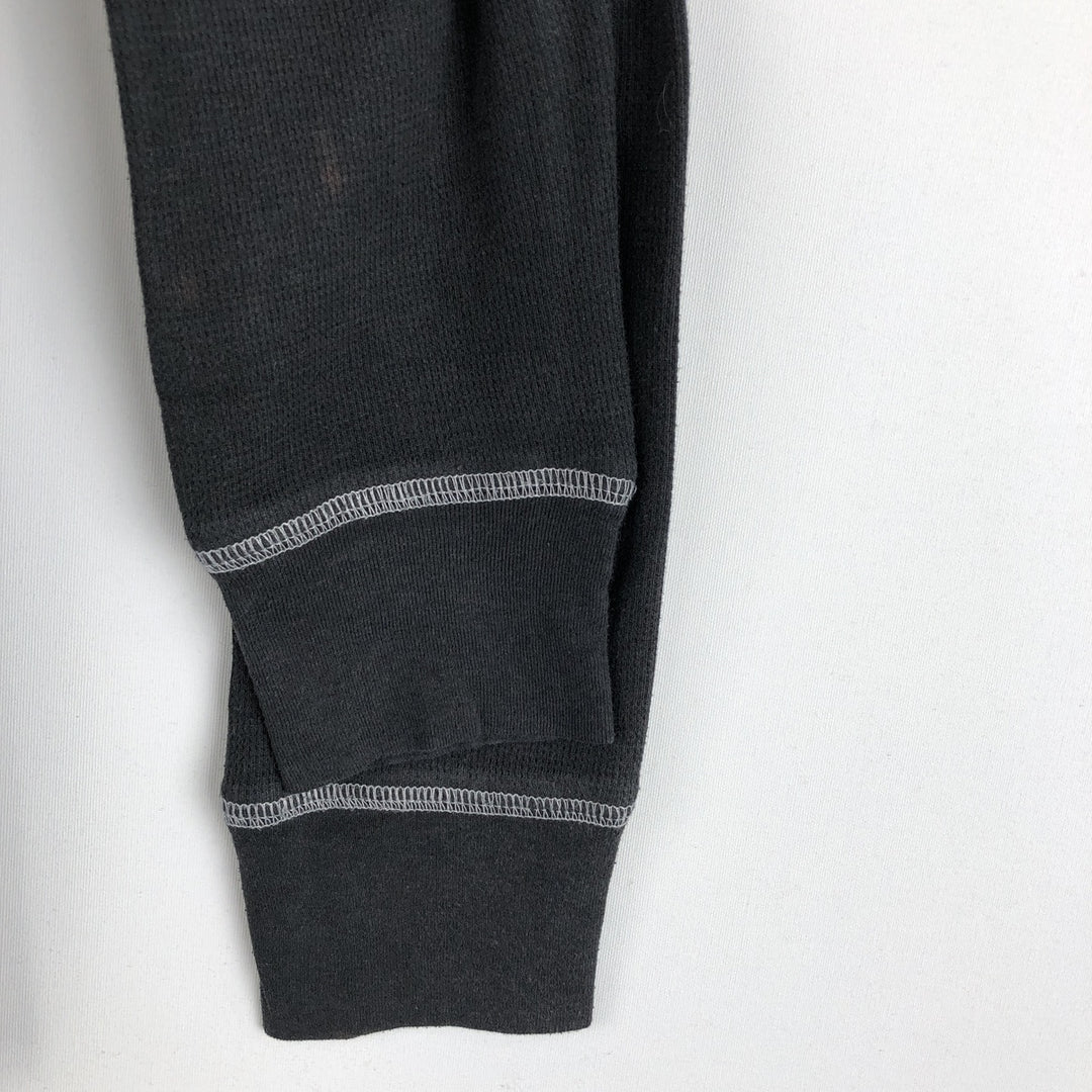 CANVAS Thermal Long-Sleeve T-Shirt, Men's Size M unclear black type Vintage Second Hand