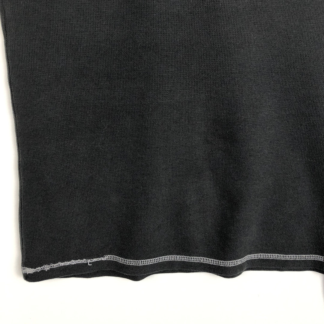 CANVAS Thermal Long-Sleeve T-Shirt, Men's Size M unclear black type Vintage Second Hand