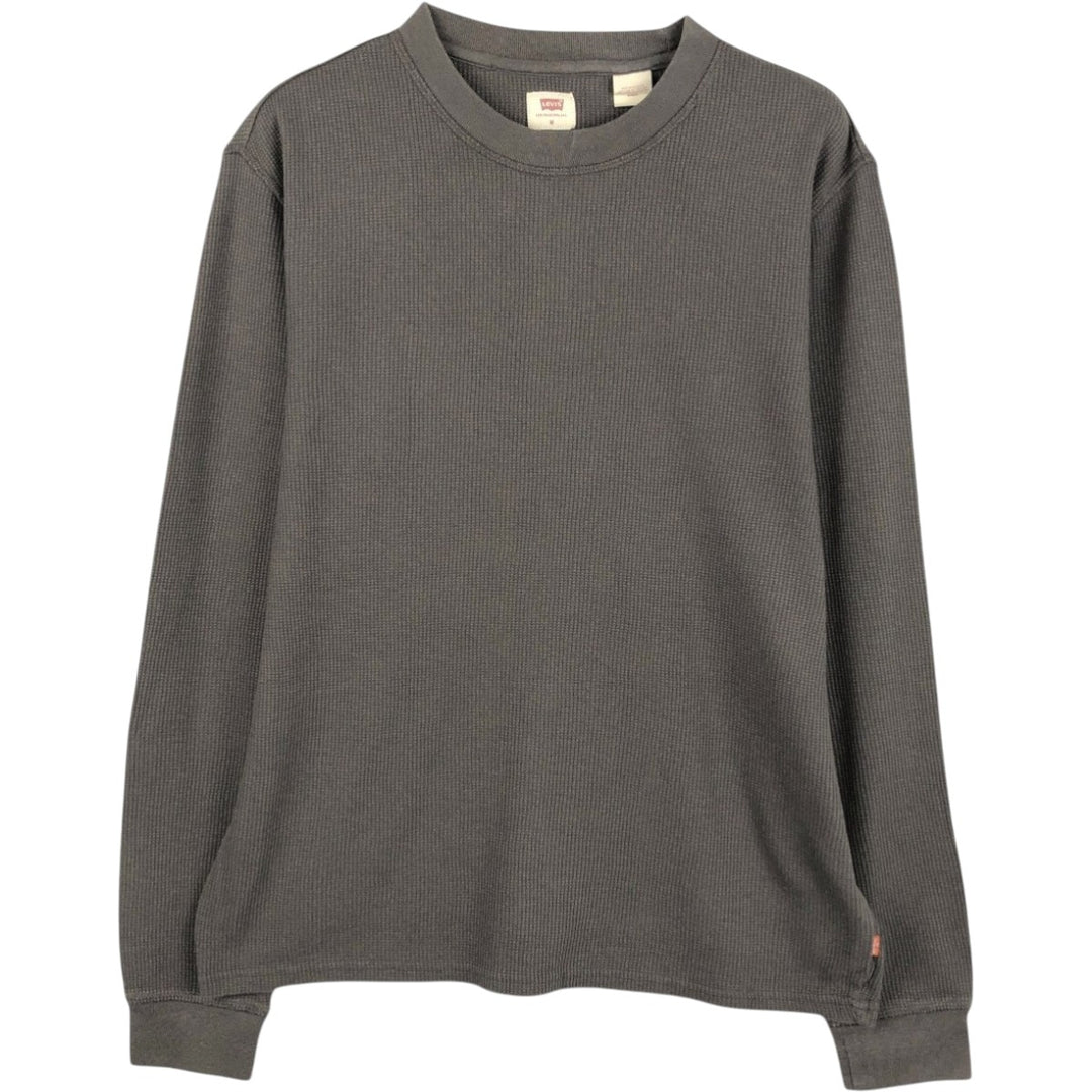 Levi's Thermal Long-Sleeve T-Shirt, Men's Size M unclear Khaki type Vintage Second Hand