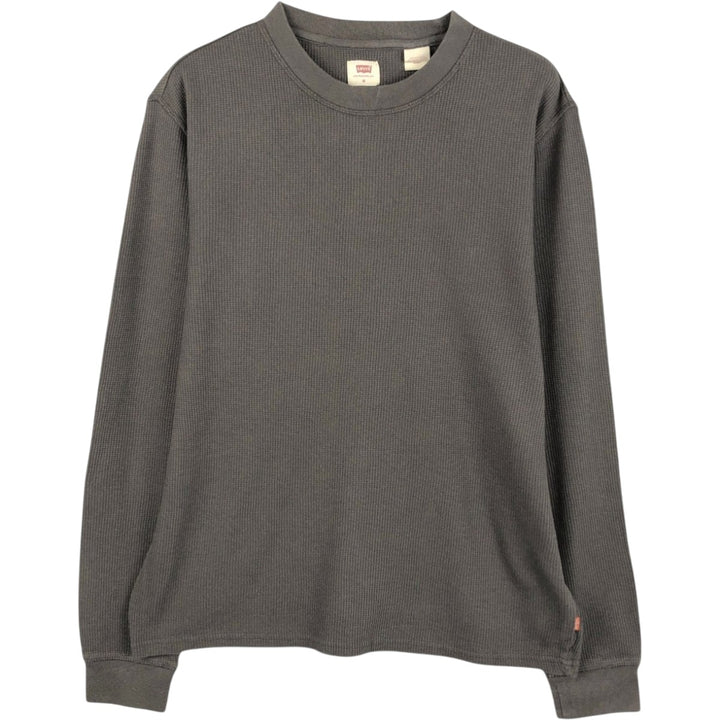 Levi's Thermal Long-Sleeve T-Shirt, Men's Size M unclear Khaki type Vintage Second Hand