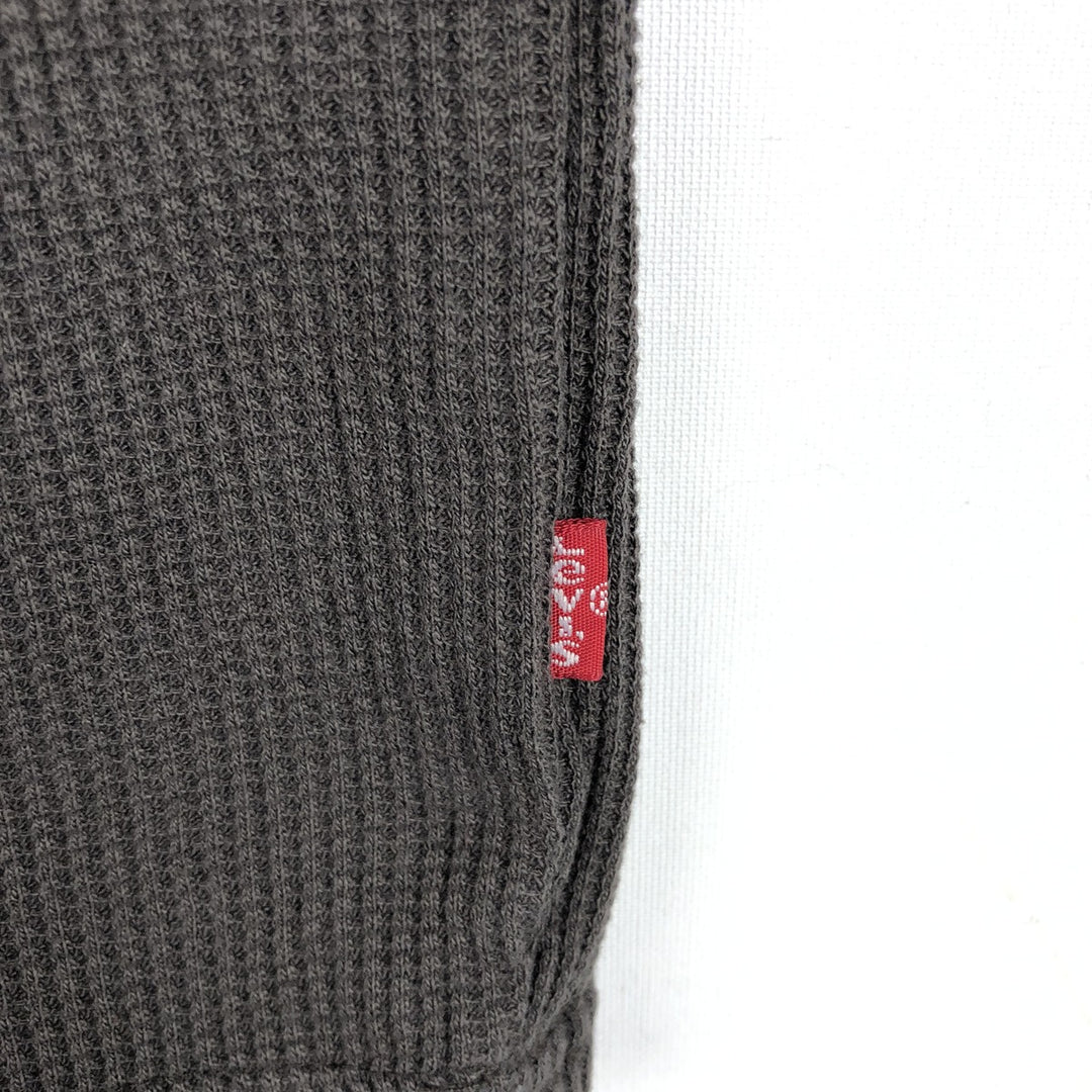 Levi's Thermal Long-Sleeve T-Shirt, Men's Size M unclear Khaki type Vintage Second Hand