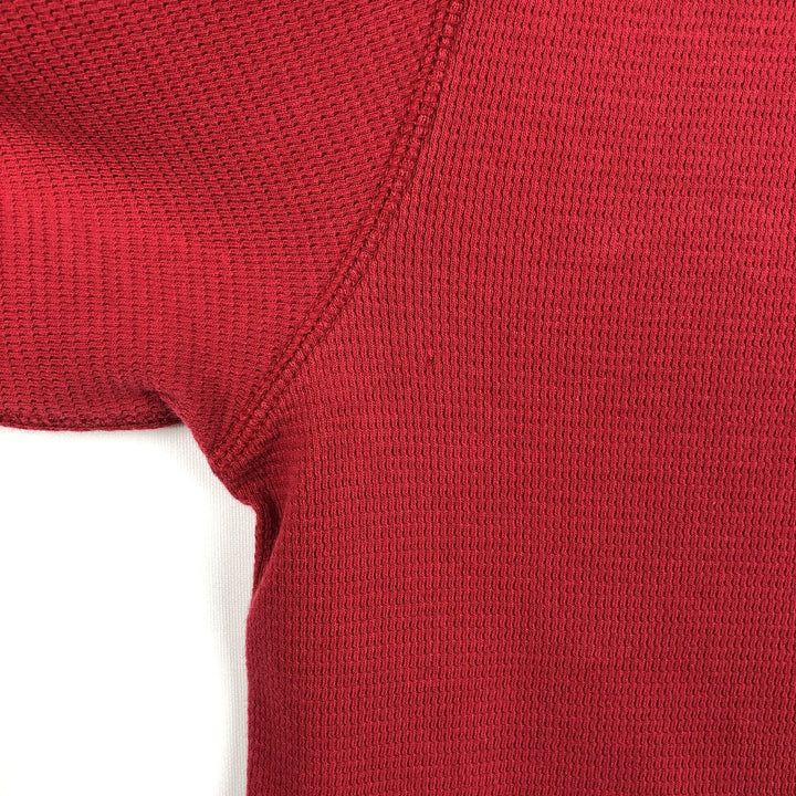 Ralph Lauren POLO RALPH LAUREN SLEEPWEAR Thermal Long T-shirt Waffle Men's M size cotton red type Vintage Second Hand