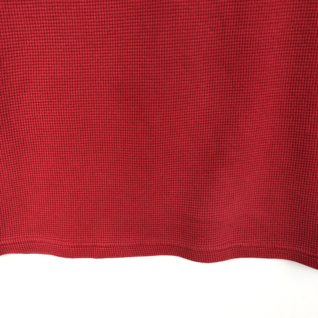 Ralph Lauren POLO RALPH LAUREN SLEEPWEAR Long-Sleeve T-Shirt (Men's Size L) cotton red type Vintage Second Hand