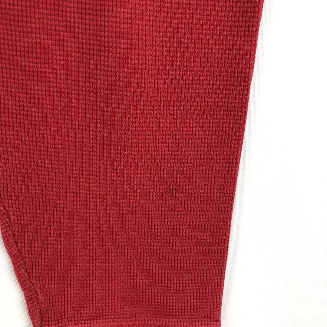 Ralph Lauren POLO RALPH LAUREN SLEEPWEAR Long-Sleeve T-Shirt (Men's Size L) cotton red type Vintage Second Hand