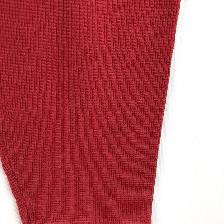 Ralph Lauren POLO RALPH LAUREN SLEEPWEAR Long-Sleeve T-Shirt (Men's Size L) cotton red type Vintage Second Hand