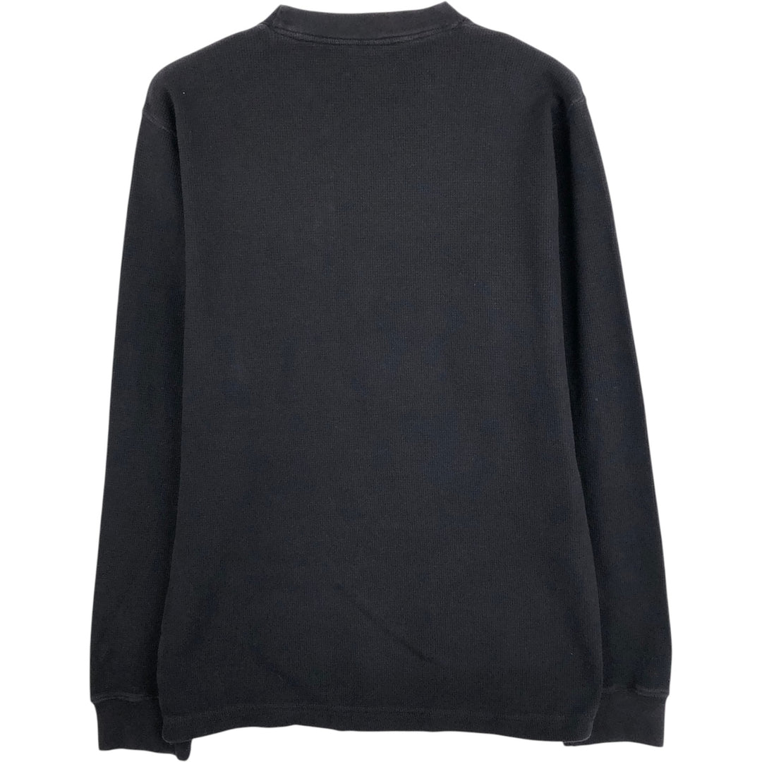 The Nightmare Before Christmas Character Thermal Long-Sleeve T-Shirt (Waffle Pattern) - Men's Size M (approx.) unclear black type Vintage Second Hand