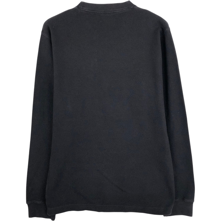 The Nightmare Before Christmas Character Thermal Long-Sleeve T-Shirt (Waffle Pattern) - Men's Size M (approx.) unclear black type Vintage Second Hand