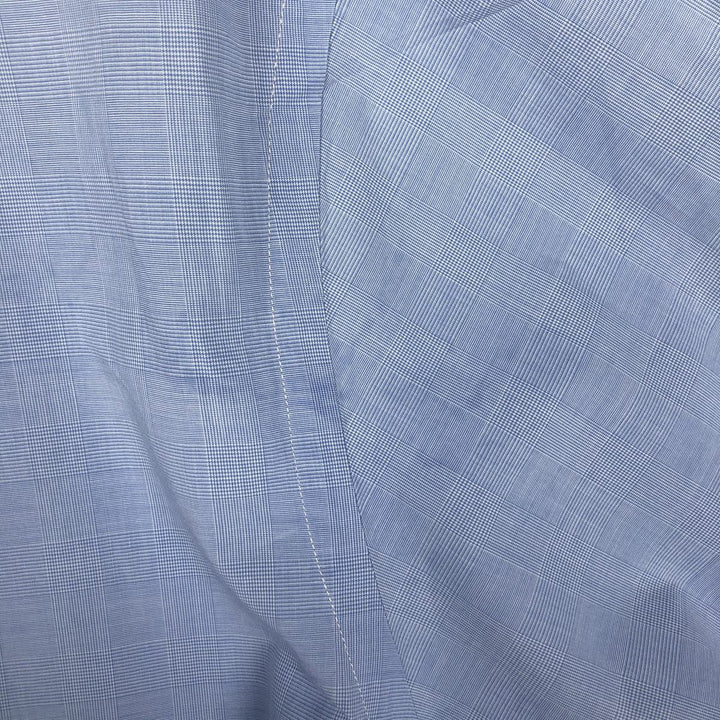 Ralph Lauren long sleeve button down check shirt, men's XL size cotton blue type Vintage Second Hand
