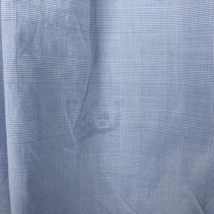 Ralph Lauren long sleeve button down check shirt, men's XL size cotton blue type Vintage Second Hand