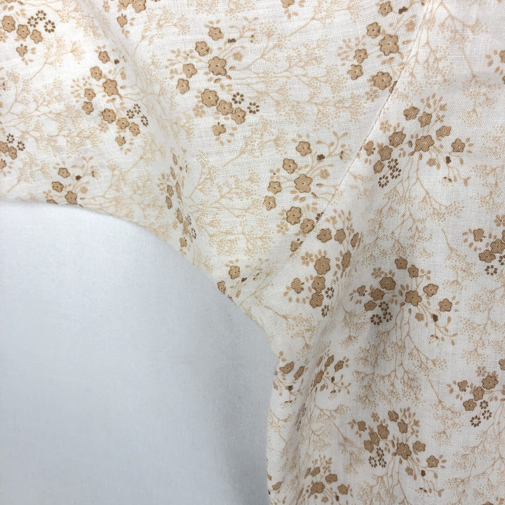 1970'S MILLER Floral Print Short-Sleeved Western Shirt, Women's Size M (Equivalent), Vintage unclear white type Vintage Second Hand