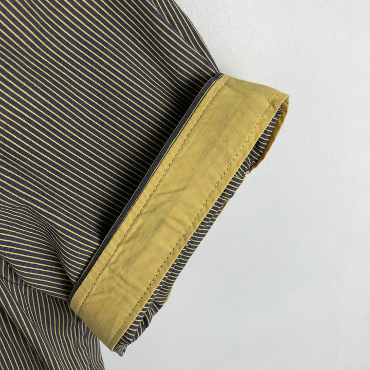 ANTONY MORATO Stripe Pattern Short-Sleeve Button-Down Shirt, Women's Size S (approx.) cotton navy blue type Vintage Second Hand