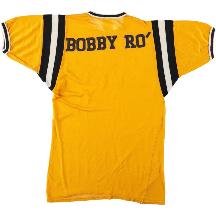 ~1970'S EMPIRE Game Shirt Football Shirt Women's Size M (Equivalent) Vintage Rayon yellow type Vintage Second Hand