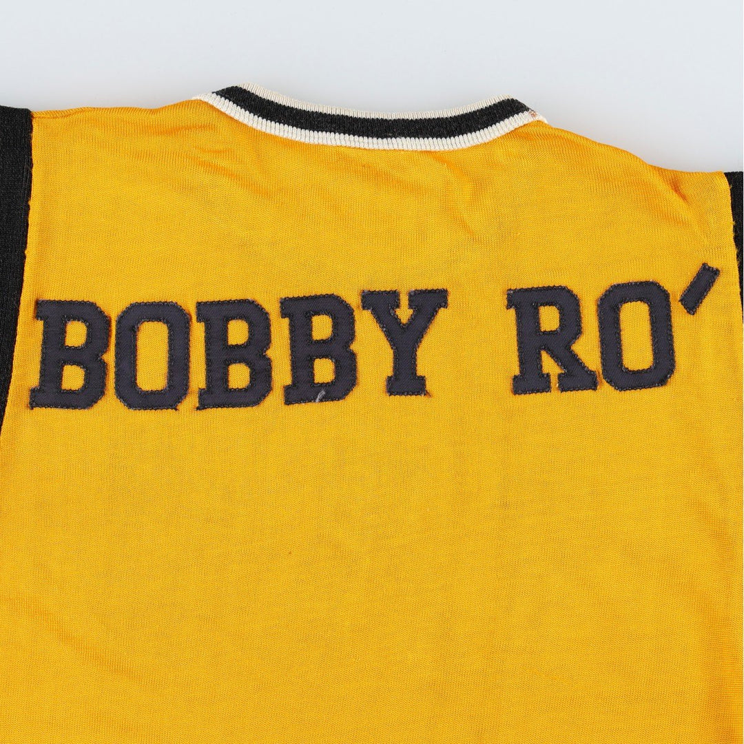 ~1970'S EMPIRE Game Shirt Football Shirt Women's Size M (Equivalent) Vintage Rayon yellow type Vintage Second Hand