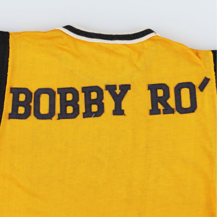 ~1970'S EMPIRE Game Shirt Football Shirt Women's Size M (Equivalent) Vintage Rayon yellow type Vintage Second Hand