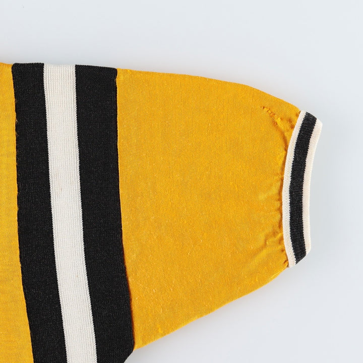 ~1970'S EMPIRE Game Shirt Football Shirt Women's Size M (Equivalent) Vintage Rayon yellow type Vintage Second Hand