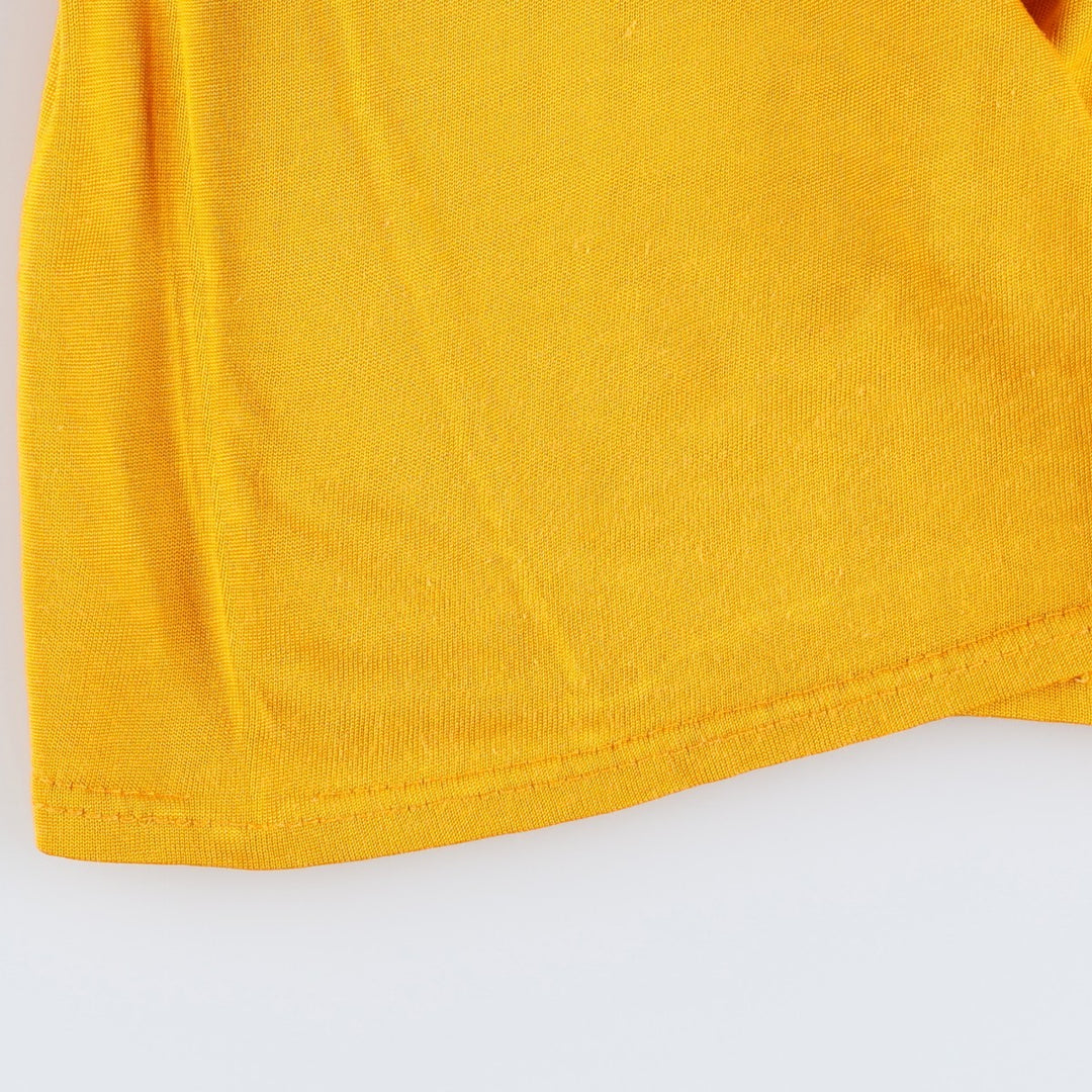 ~1970'S EMPIRE Game Shirt Football Shirt Women's Size M (Equivalent) Vintage Rayon yellow type Vintage Second Hand