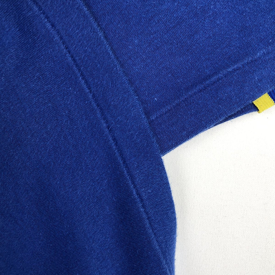 1970'S Adidas Trefoil Logo Collared Soccer Jersey Game Shirt, Women's Size M (Equivalent), Vintage cotton blue type Vintage Second Hand