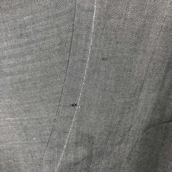 Ralph Lauren LOWELL SPORT Herringbone Long-Sleeve Cotton Shirt, Men's Size XL (approx.) cotton gray type Vintage Second Hand
