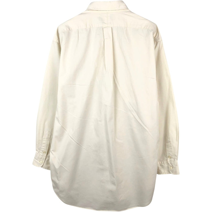 Ralph Lauren BLAKE long sleeve button down shirt, men's size M cotton pale white type Vintage Second Hand