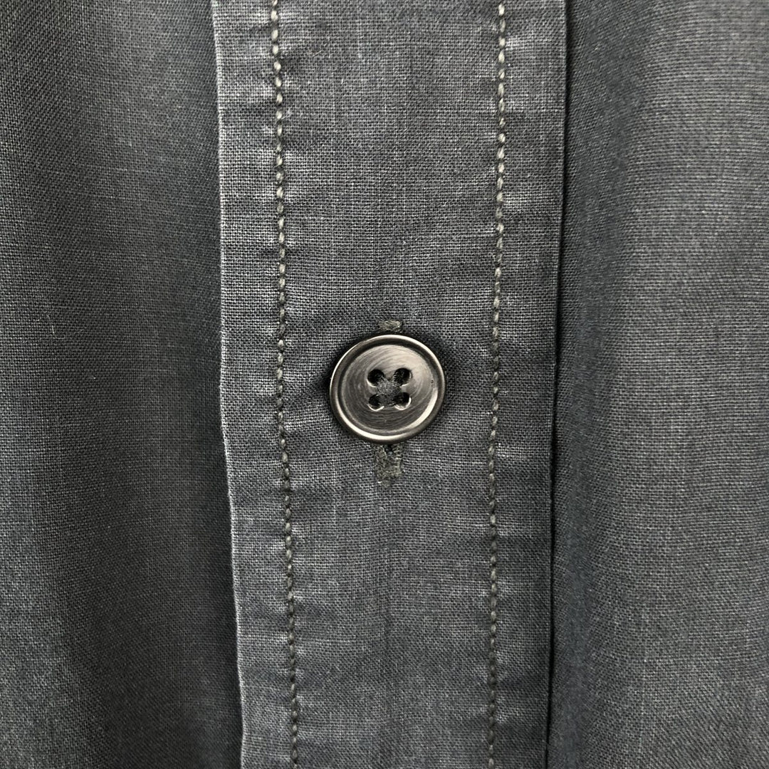 Ralph Lauren POLO SPORT RALPH LAUREN Long-Sleeve Cotton Shirt, Men's Size XL (approx.) cotton black type Vintage Second Hand