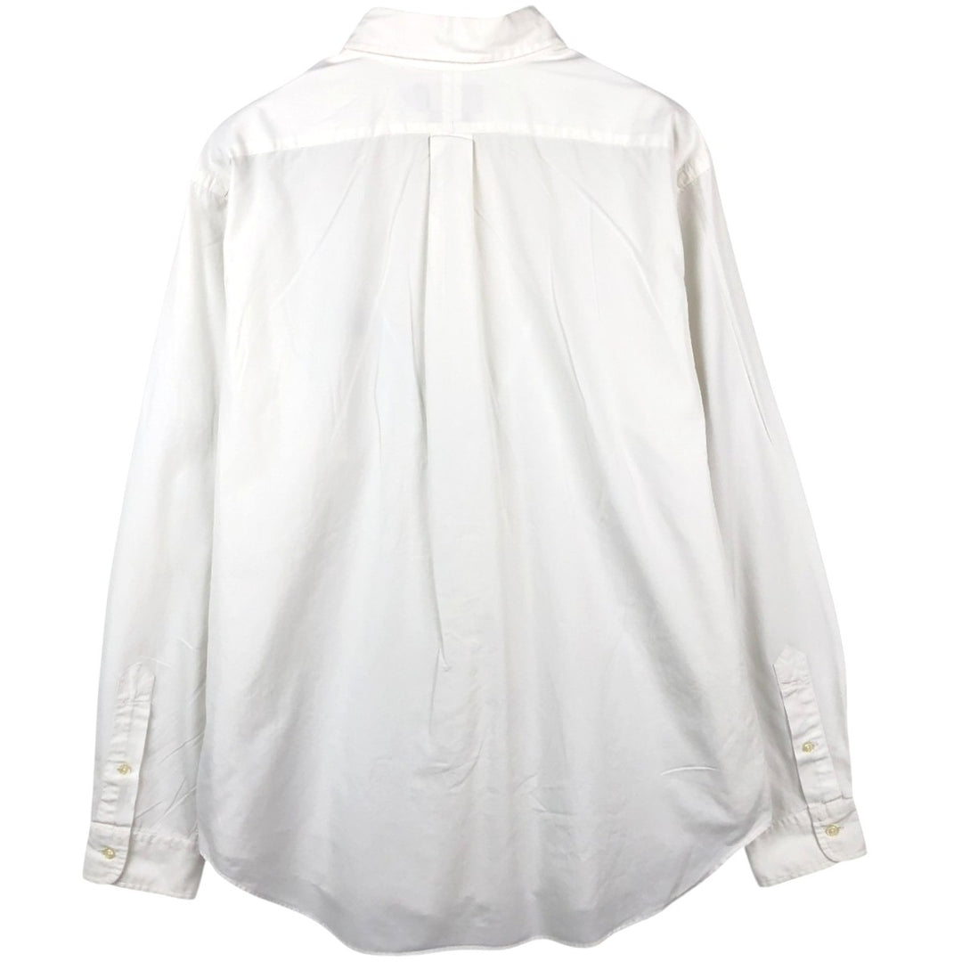 Ralph Lauren Classic Fit Long Sleeve Button Down Shirt, Men's Size L cotton white type Vintage Second Hand