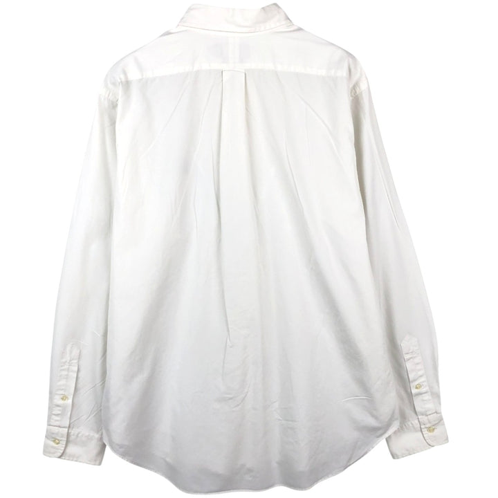 Ralph Lauren Classic Fit Long Sleeve Button Down Shirt, Men's Size L cotton white type Vintage Second Hand