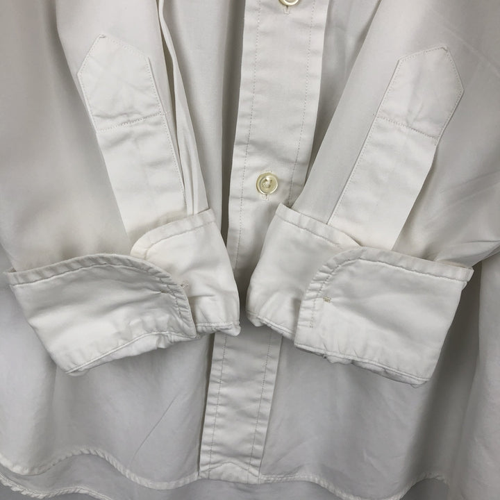 Ralph Lauren Classic Fit Long Sleeve Button Down Shirt, Men's Size L cotton white type Vintage Second Hand