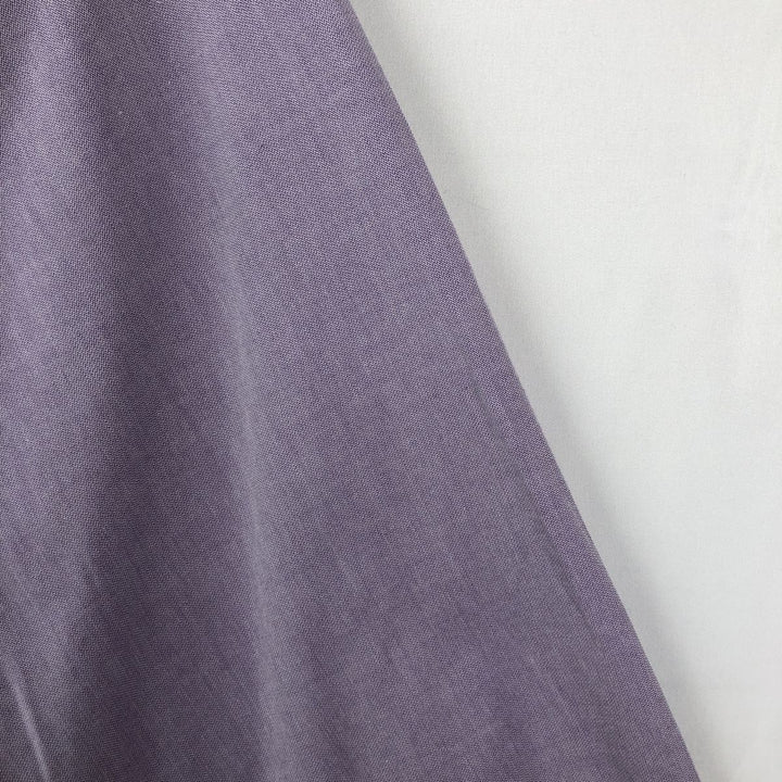 Ralph Lauren CURHAM CLASSIC FIT Herringbone Long-Sleeve Cotton Shirt, Men's Size XL (approx.) cotton purple type Vintage Second Hand
