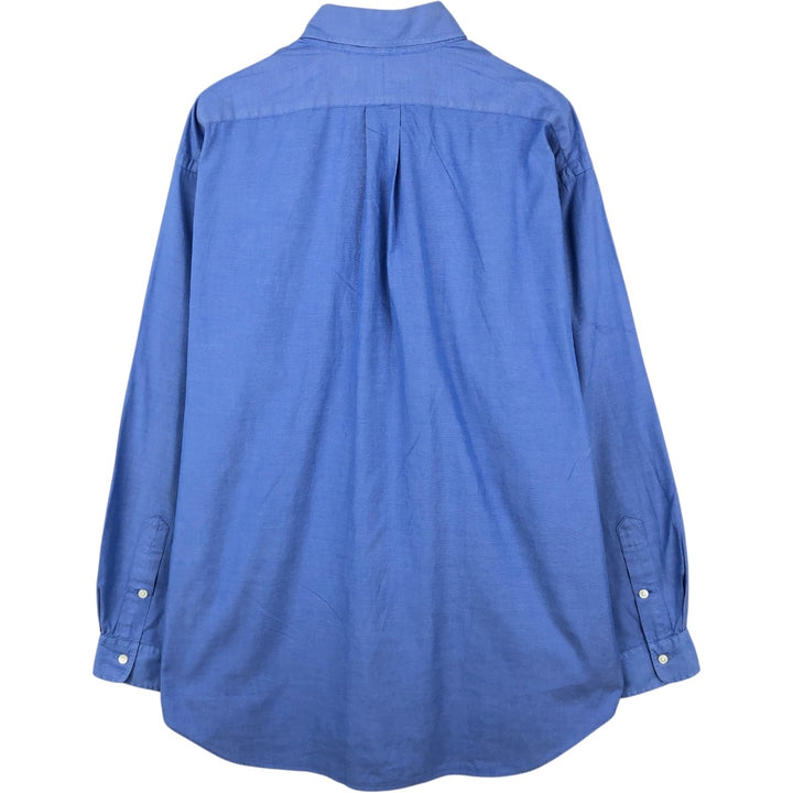 Ralph Lauren RALPH LAUREN GOLF TILDEN long sleeve button down shirt men's size L cotton blue type Vintage Second Hand