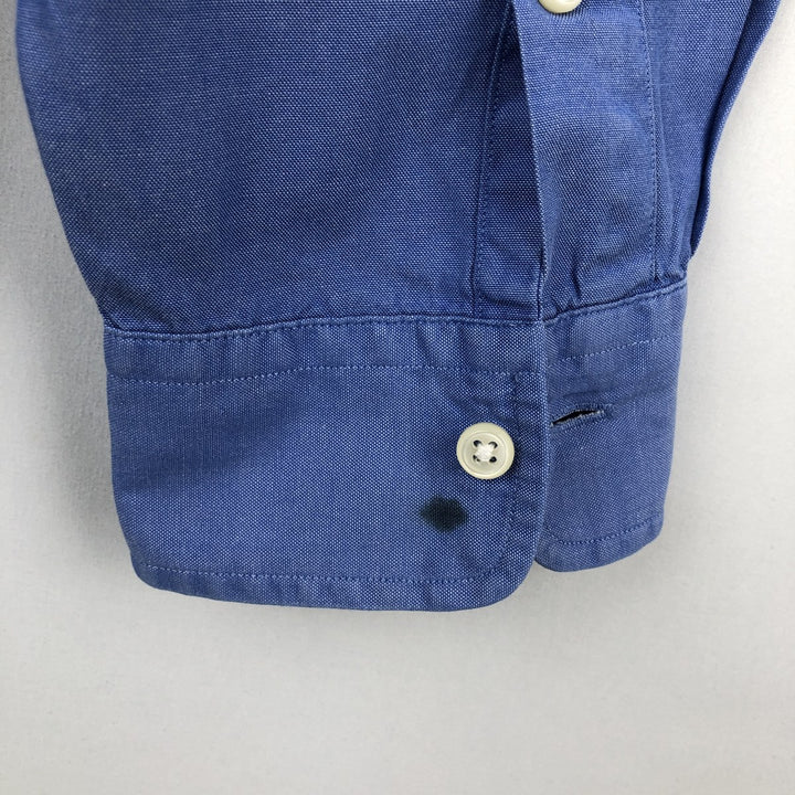 Ralph Lauren RALPH LAUREN GOLF TILDEN long sleeve button down shirt men's size L cotton blue type Vintage Second Hand