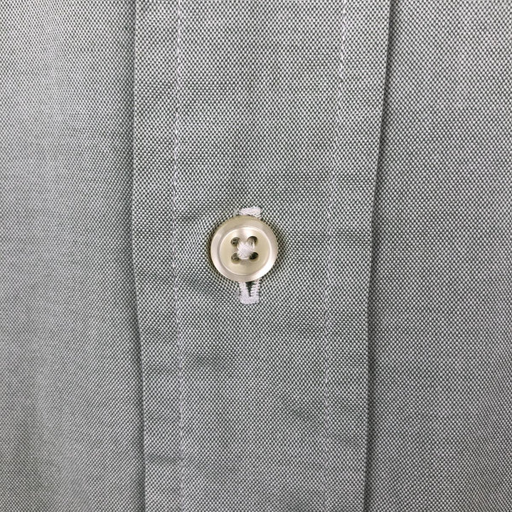 Ralph Lauren Classic Fit Long Sleeve Button Down Shirt Men's XL cotton Khaki type sage green Vintage Second Hand