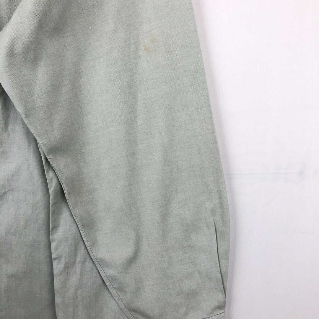 Ralph Lauren Classic Fit Long Sleeve Button Down Shirt Men's XL cotton Khaki type sage green Vintage Second Hand