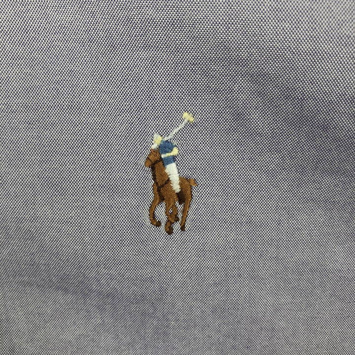 Ralph Lauren Classic Fit Long Sleeve Button Down Shirt, Men's Size L cotton purple type Vintage Second Hand