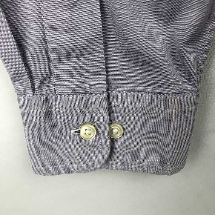 Ralph Lauren Classic Fit Long Sleeve Button Down Shirt, Men's Size L cotton purple type Vintage Second Hand