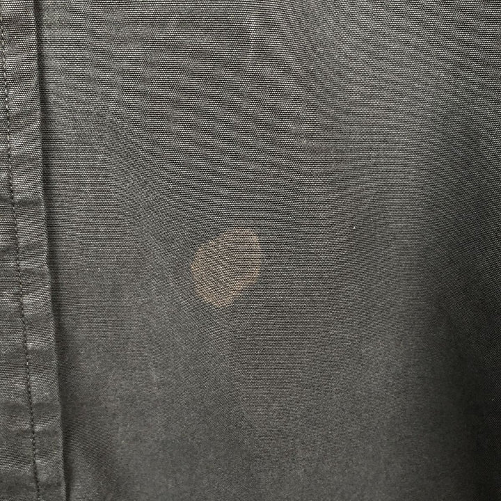 Ralph Lauren CUSTOM FIT long sleeve button down shirt, men's size L cotton black type Vintage Second Hand